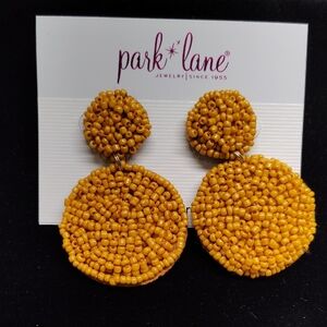 Park Lane Mustard Beaded Earrings